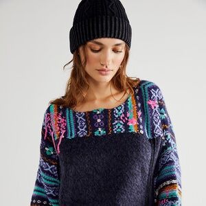 FREE PEOPLE WE THE FREE "NOTHING COMPARES PULLOVER" SIZE L